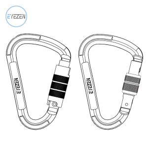 کارابین دی شکل آیزن مدل ال نایتمر | EYEZEN Elnightmer Carabiner