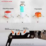 سه پایه کپسول گاز کوهنوردی Babos - Image 9