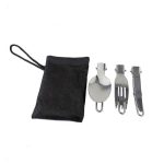 ست قاشق چنگال و چاقو تاشو استیل - Image 6