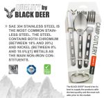 ست قاشق چنگال و چاقو کوهنوردی Black Deer - Image 10